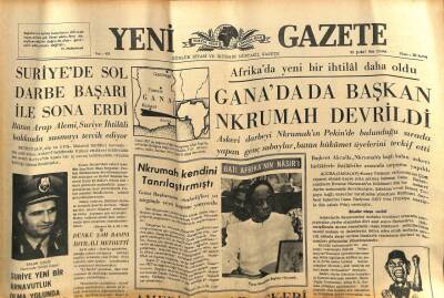 Yeni Gazete Gazetesi 25 Şubat 1966 - Gürselde Kansızlık Başladı GZ77168 - 1