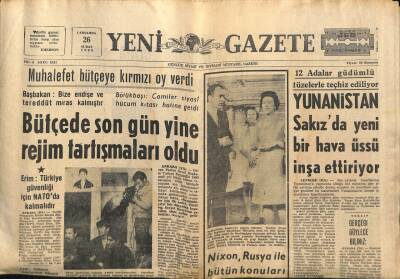Yeni Gazete Gazetesi 26 Şubat 1969 - Dünyanın En Büyük Sahte Tablo Ressamı Artık Tövbekar Oldu GZ91206 - 1