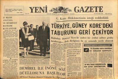 Yeni Gazete Gazetesi 27 Mayıs 1966 - Bir Kültür Sitesi Olan İstanbulun En Büyük Parkı Ekimde Açılacak GZ90011 - 1