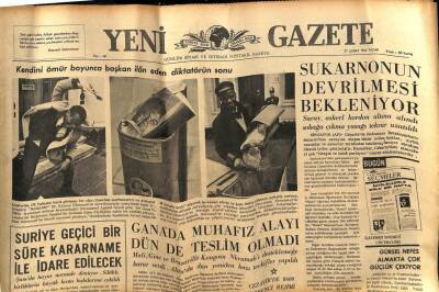 Yeni Gazete Gazetesi 27 Şubat 1966 - Ganada Muhafız Alayı Dün de Teslim Olmadı GZ77170 - 1