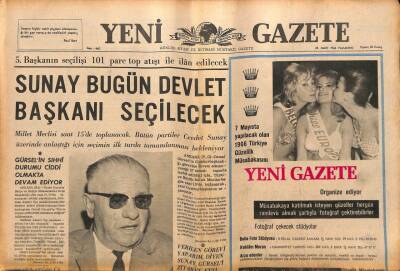 Yeni Gazete Gazetesi 28 Mart 1966 - Gürselin Sıhhi Durumu Ciddi Olmakta Devam Ediyor GZ91149 - 1