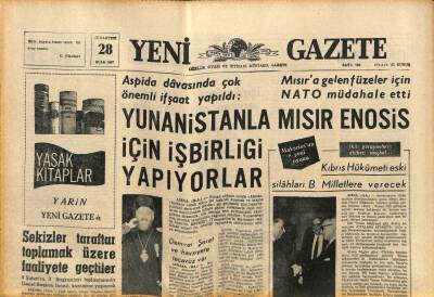 Yeni Gazete Gazetesi 28 Ocak 1967 - Çamlıcada Üç Milyon Liralık Kaçak Mermi Bulundu GZ76978 - 1