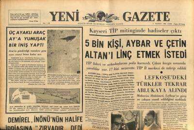 Yeni Gazete Gazetesi 3 Haziran 1966 - Kongoda İdamlar Sırasında Büyük Bir Panik Çıktı GZ90018 - 1