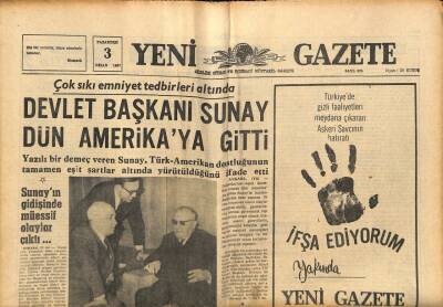 Yeni Gazete Gazetesi 3 Nisan 1967 - Sosyal Sigortalar Kurumunun İlaç Fabrikası Kurması İstendi GZ91293 - 1