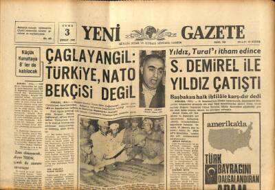 Yeni Gazete Gazetesi 3 Şubat 1967 - Atom Tesislerine Mao Aleyhtarları Hakim GZ76984 - 1