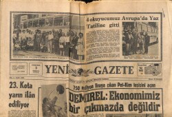 Yeni Gazete Gazetesi 3 Temmuz 1969 - Ajda Pekkan Yine Mavi Boncuk Dağıttı GZ114018 - 1