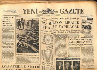 Yeni Gazete Gazetesi 31 Ekim 1965 - Prens Philip Ve Çıplak Yıldız GZ79935 - 1