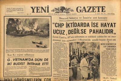 Yeni Gazete Gazetesi 31 Mayıs 1966 - Televizyon Yayınları 1969 Yılında Başlıyor GZ90015 - 1