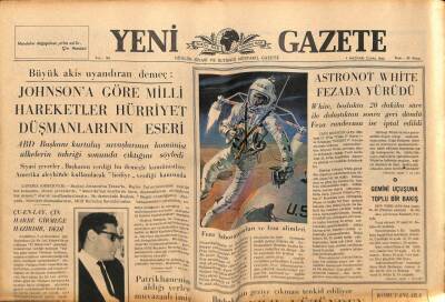 Yeni Gazete Gazetesi 4 Haziran 1965 - Sofia Loren Gregory Peck Arabesk Filminde GZ79890 - 1
