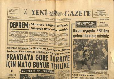 Yeni Gazete Gazetesi 4 Mart 1969 - Memduh Ün 22 Yıldan Beri İlk Defa Bir Filmde Rol Aldı GZ91269 - 1