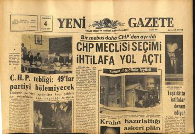 Yeni Gazete Gazetesi 4 Mayıs 1967 - Telefon Sıkıntısı 1969 Yılına Kadar Önlenemiyor GZ76944 - 1