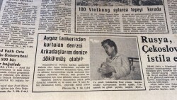 Yeni Gazete Gazetesi 4 Nisan 1969 - Aygaz Tankerinden Kurtulan Denizci Arkadaşlarım Denize Dökülmüş Olabilir GZ113871 - 2