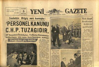 Yeni Gazete Gazetesi 5 Eylül 1966 - İmparator Selevkosun Hazineleri Aranıyor... GZ91185 - 1