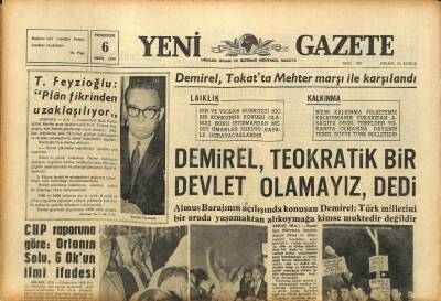 Yeni Gazete Gazetesi 6 Ekim 1966 - Pakistan , B. Milletlerde Kıbrıs Tezimizi Savundu GZ91420 - 1