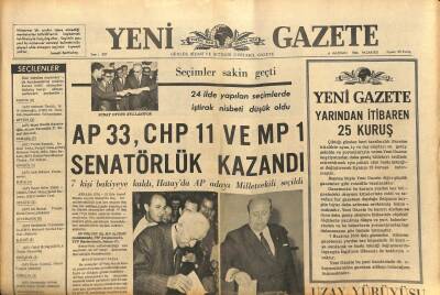 Yeni Gazete Gazetesi 6 Haziran 1966 - Türk Sanat Müziği Gece Yayınlarından Kaldırıldı GZ90021 - 1