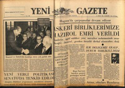 Yeni Gazete Gazetesi 6 Kasım 1965 - Magosada Çarpışmalar Devam Ediyor GZ79613 - 1