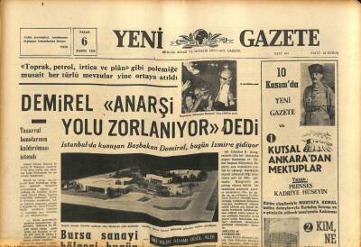 Yeni Gazete Gazetesi 6 Kasım 1966 - Selden İtalyada 50 , Avusturyada 11 Kişi Can Verdi GZ90090 - 1