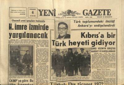 Yeni Gazete Gazetesi 6 Ocak 1969 -Londrada Yolcu Uçağı Düştü 47 Ölü GZ91229 - 1