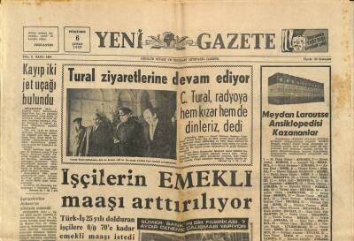 Yeni Gazete Gazetesi 6 Şubat 1969 - Yedi Kocalı Hürmüz Dormenin Rejisi İle Bu Ay Sonunda Ayfer Ferayda Başlayacak GZ113843 - 1