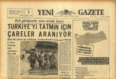 Yeni Gazete Gazetesi 7 Ekim 1966 - B. Trakya Türklerine Baskı Yapılmaması İhtar Edildi GZ91421 - 1