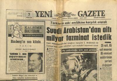Yeni Gazete Gazetesi 7 Ekim 1968 - Muhalefet Liderlerine Göre Türk Halkı APden Ümidini Kesti GZ91250 - 1