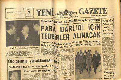 Yeni Gazete Gazetesi 7 Temmuz 1967 - Tankerle Çarpışan Trende 79 Kişi Öldü GZ76910 - 1