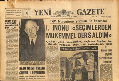 Yeni Gazete Gazetesi 8 Haziran 1966 - Ünlü Zenci Lideri Meredit Vuruldu GZ90023 - 1