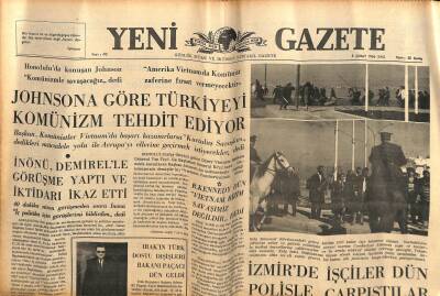 Yeni Gazete Gazetesi 8 Şubat 1966 - Luna-9un Elektrik Bataryası Boşaldı GZ115240 - 1