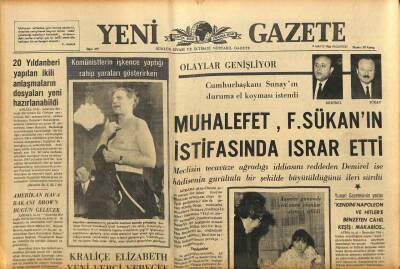 Yeni Gazete Gazetesi 9 Mayıs 1966 - Artist Ekrem Bora , Adanalı Milyoner Bir Kızla Evlendi GZ91403 - 1