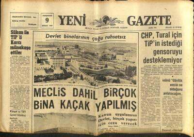Yeni Gazete Gazetesi 9 Şubat 1967 - Sukarnonun Bütün Yetkisi Dün Geri Alındı GZ77029 - 1