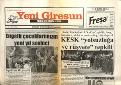 Yeni Giresun Gazetesi 1 Ocak 2014 - Asgari Ücret 43 Lira Arttı GZ101937 - 2
