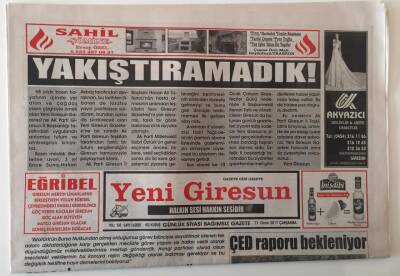 Yeni Giresun Gazetesi 11 Ocak 2017 - Meclise Anayasa Çağrısı GZ28724 - 1