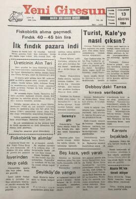 Yeni Giresun Gazetesi 13 Ağustos 1994 Türkiye Çöl Mü Olacak GZ30018 - 1