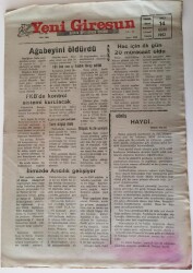 Yeni Giresun Gazetesi - 14 Ocak 1992 - İlimizde Arıcılık Gelişiyor ... GZ43853 - 1