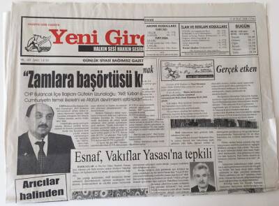 Yeni Giresun Gazetesi - 15 Şubat 2008 - Esnaf , Vakıflar Yasasına Tepkili - GZ43682 - 2