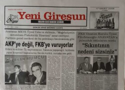 Yeni Giresun Gazetesi 17 Mart 2006-Barınakta Skandal GZ45769 - 2
