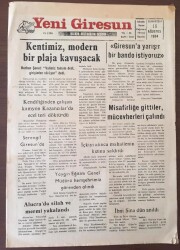Yeni Giresun Gazetesi 18 Ağustos 1984 - Profesyonel Futbol Yönetmenliği Değişti GZ6875 - 1