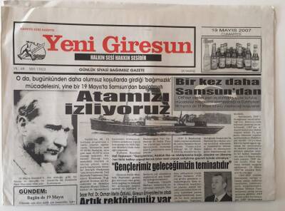 Yeni Giresun Gazetesi 19 Mayıs 2007 - Atamızı İzliyoruz GZ28767 - 1