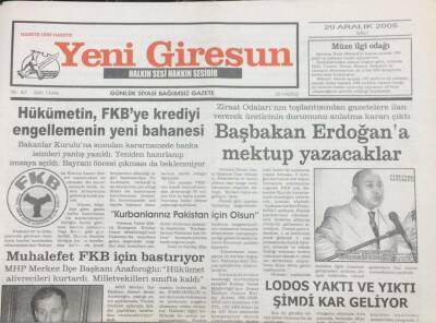 Yeni Giresun Gazetesi 20 Aralık 2005 Eski TL Tarih Oluyor GZ30916 - 1