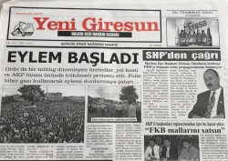 Yeni Giresun Gazetesi 20 Temmuz 2006-İş Adamı Hotmanoğlu Ve Eşi Trafik Kazası Kurbanı GZ45703 - 1