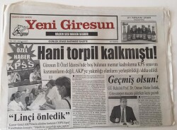 Yeni Giresun Gazetesi - 21 Nisan 2008 - Hani Giresun da Torpil Kalkmıştı ! GZ43680 - 1
