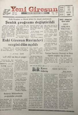 Yeni Giresun Gazetesi 22 Mayıs 1990Genel Nüfus Sayımı İçin Sayım Komitesi GZ30078 - 1