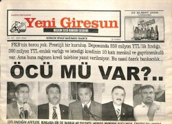 Yeni Giresun Gazetesi 22 Şubat 2006 - Öcümü Var? GZ101730 - 2