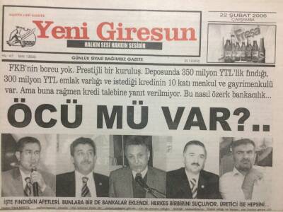 Yeni Giresun Gazetesi 22 Şubat 2006 Rus Pazarı Halka Açılıyor GZ34251 - 1