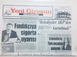 Yeni Giresun Gazetesi - 22 Şubat 2008 - Belediyeler AKPden Kurtulmalı GZ46502 - 1