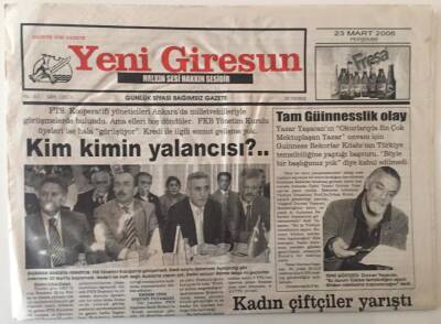 Yeni Giresun Gazetesi 23 Mart 2006 - Kadın Çiftçiler Yarıştı GZ31172 - 1