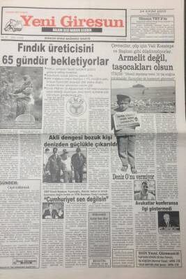 Yeni Giresun Gazetesi 24 Ekim 2005 Fındık Üreticisi Kaybetti ,Alıcılar Kazandı GZ25691 - 1