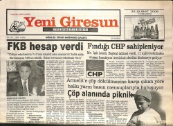 Yeni Giresun Gazetesi 25 Şubat 2006 - FKB Hesap Verdi GZ101732 - 2