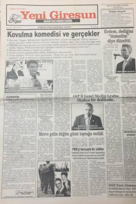 Yeni Giresun Gazetesi 28 Kasım 2005 Zapsu Milletvekili Canikliyi Kovdu Mu? GZ26005 - 1