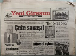 Yeni Giresun Gazetesi 29 Mart 2008 Küresel Eylem - Sempozyum Sona Erdi - GZ44466 - 1